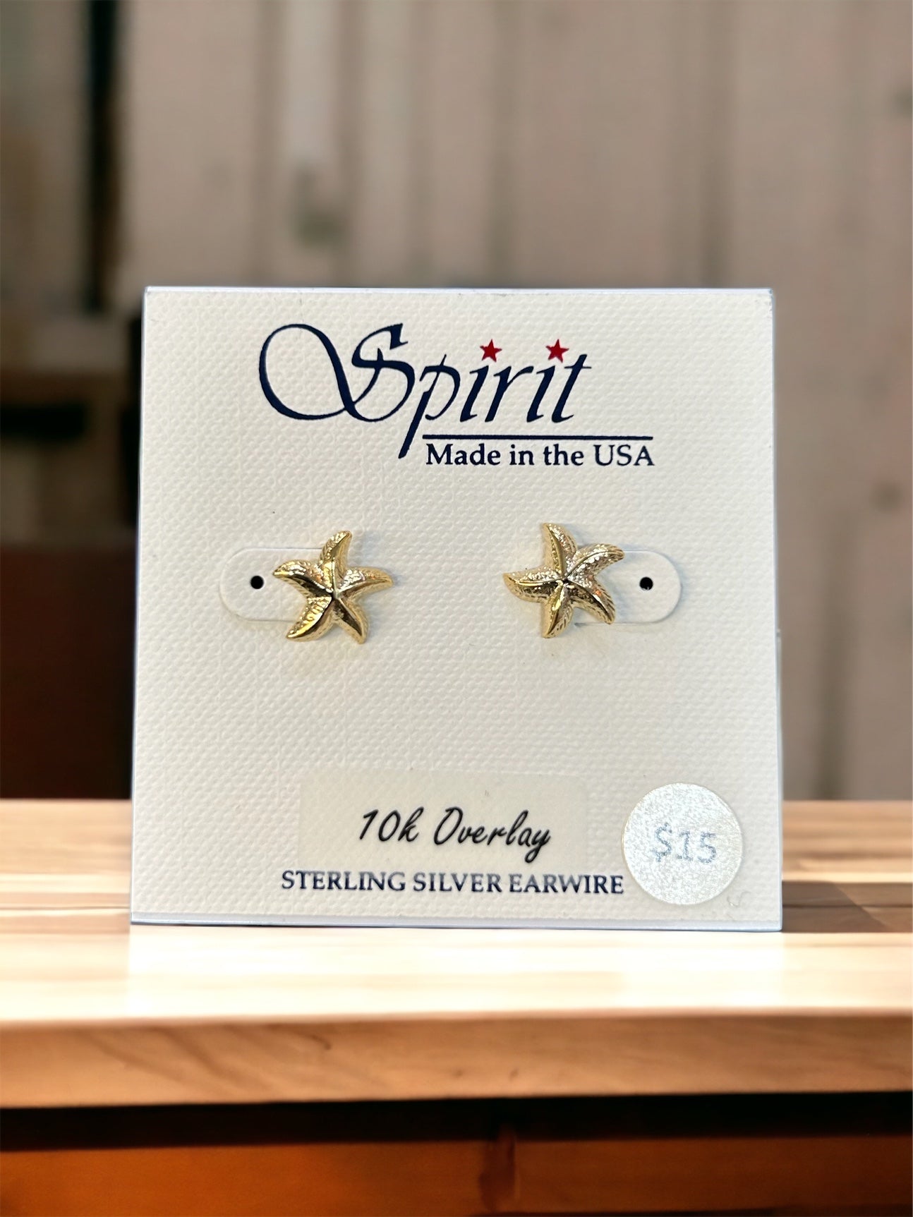 Spirit by Silver Forest Starfish Post Earrings