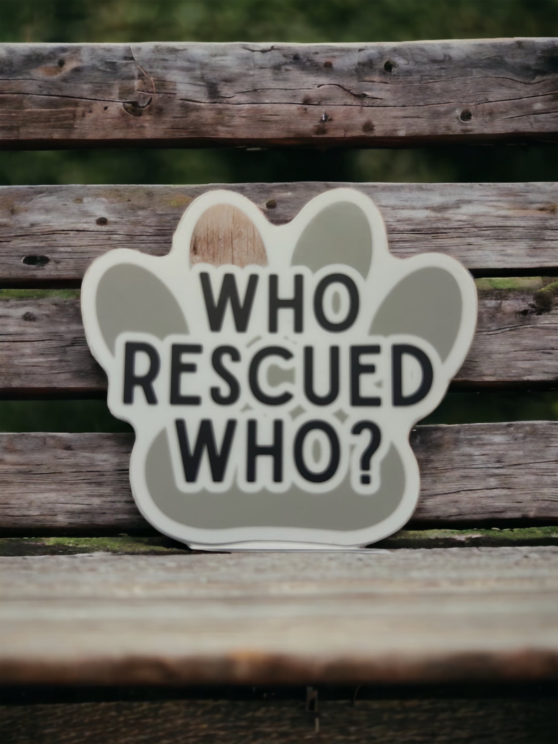 Who Rescued Who? Sticker