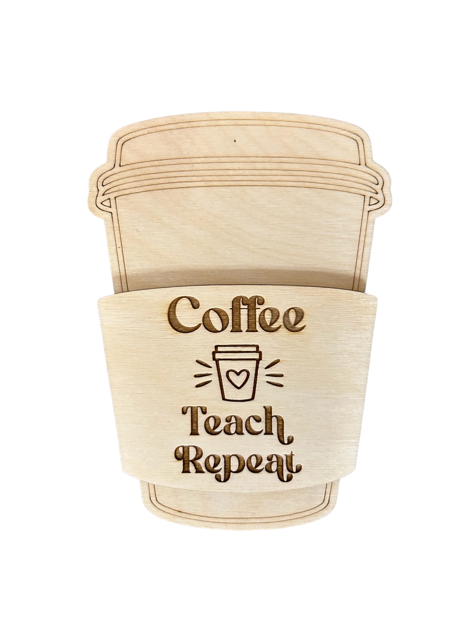 Coffee Teach Repeat Gift Card Holder