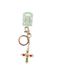 Cross Rhinestone Bling Bag Charm