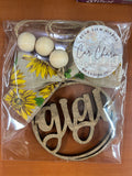 Gigi Car Charm Ornament Sunflower Bow