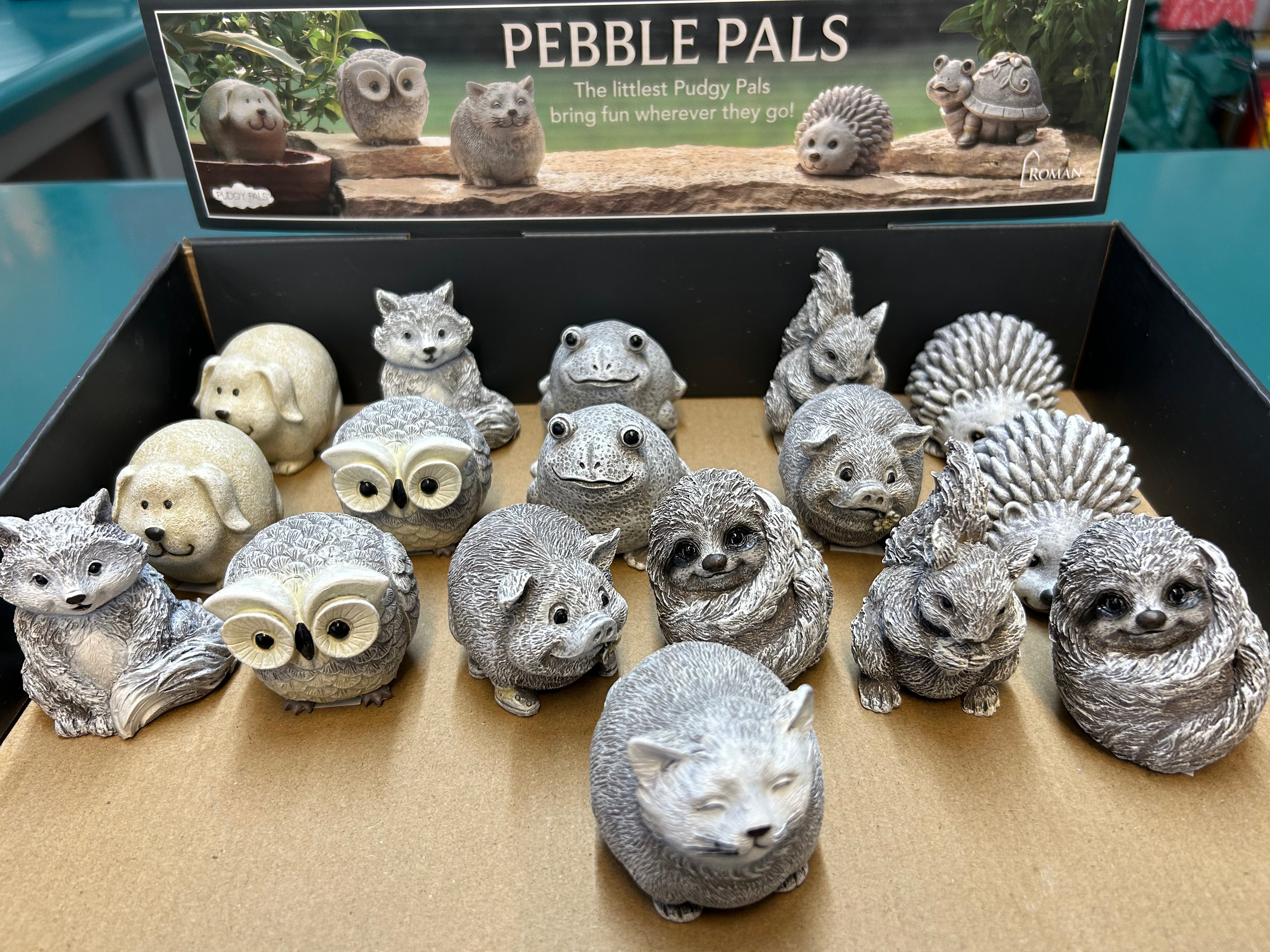 Garden Pudgy Pals Statues