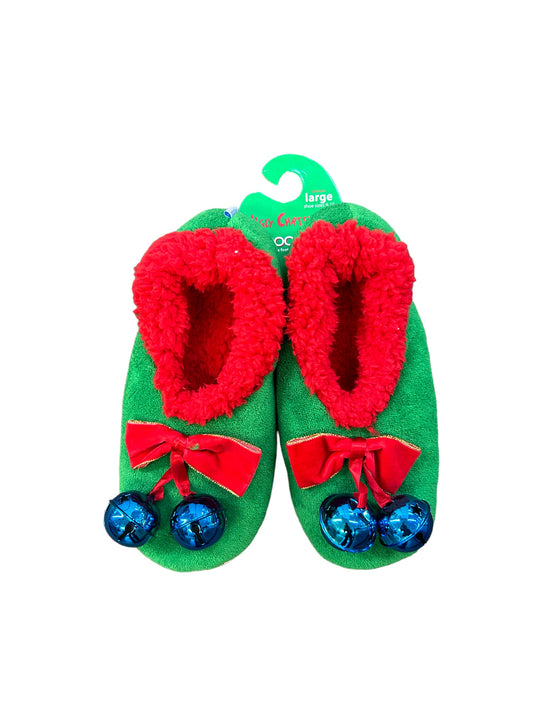 Green/Red/Blue Jingle Bells Women's Snoozies