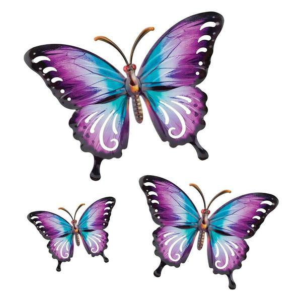 Luster Purple Butterfly Wall Decor