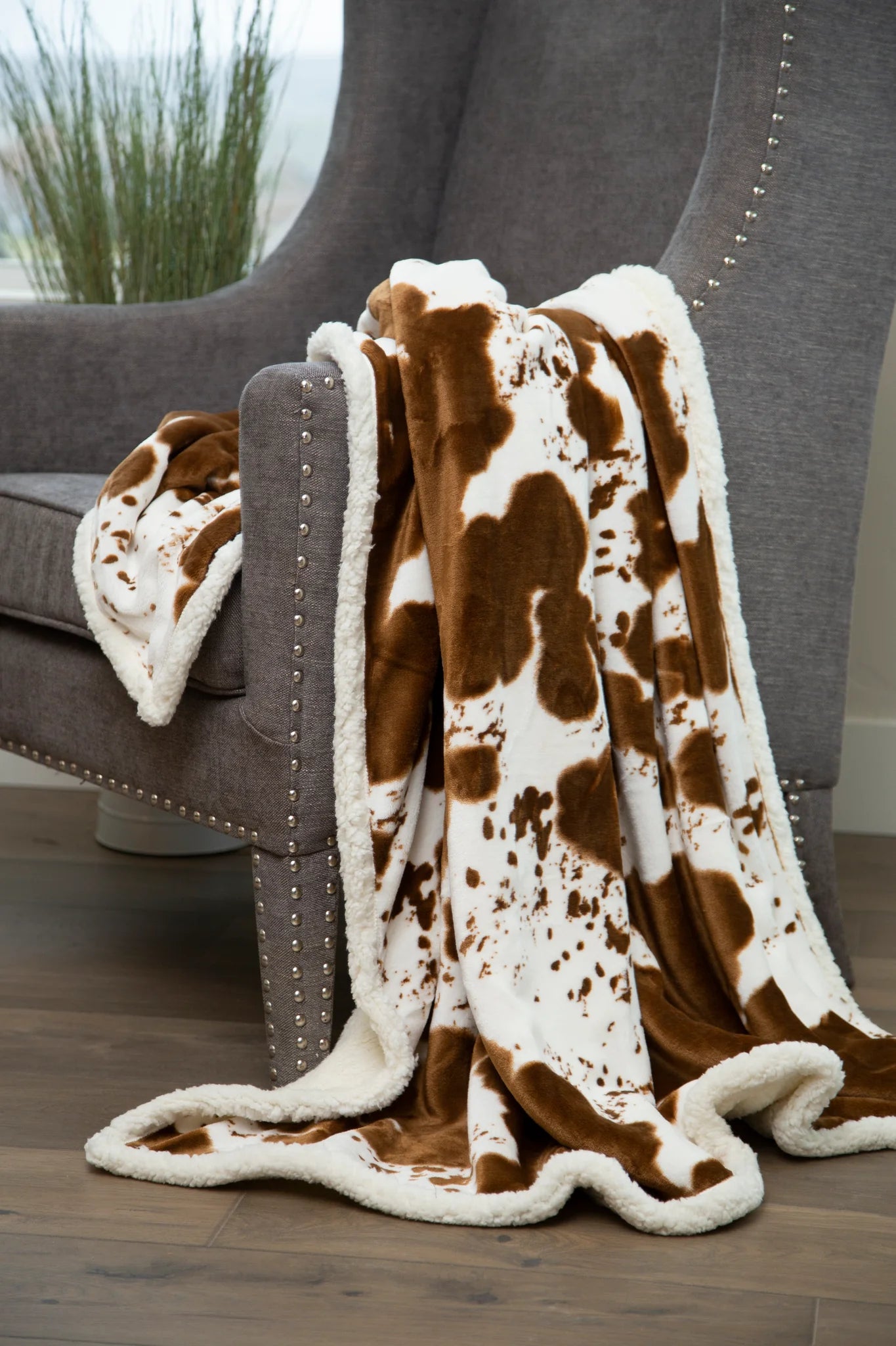 Hair on Hide Throw Blanket JP880