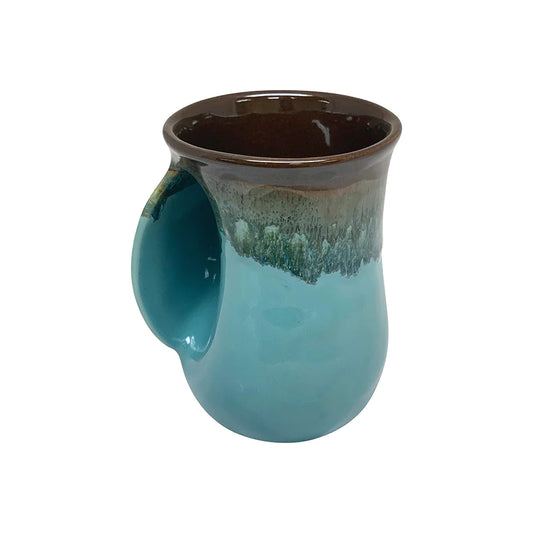 Handwarmer Tea/coffee Ceramic Mug - Left Hand Ocean Tide