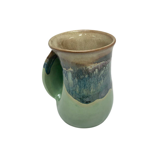 Handwarmer Tea/coffee Ceramic Mug - Left Hand Mountain Meadow