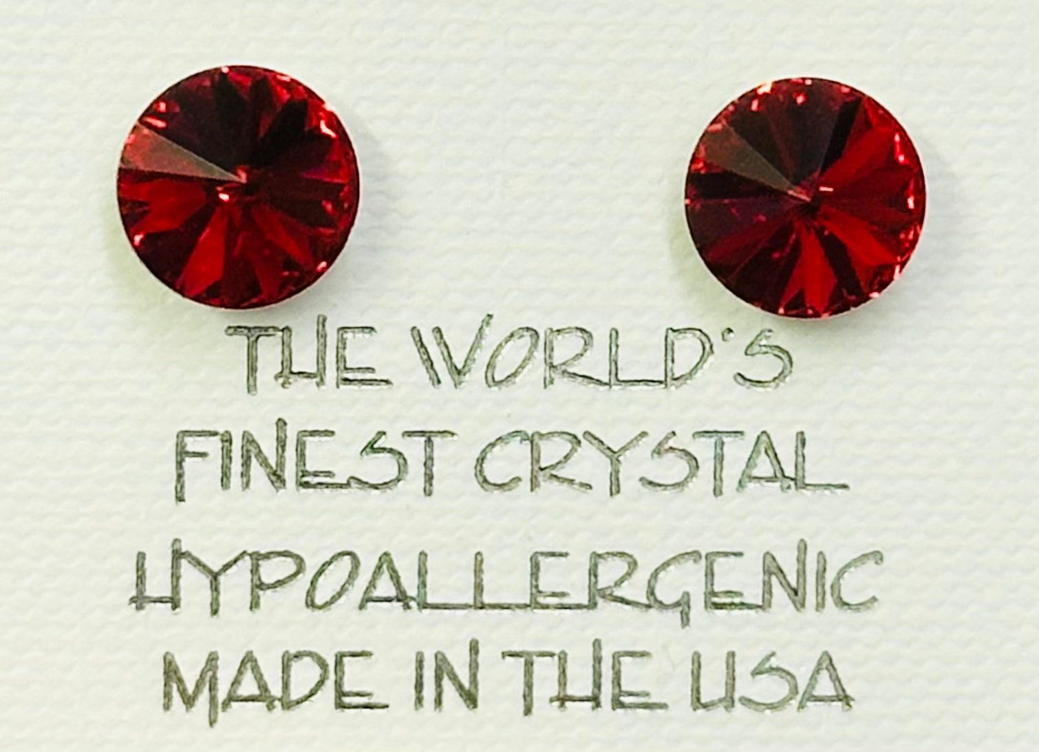 Scarlet Rivoli Earrings