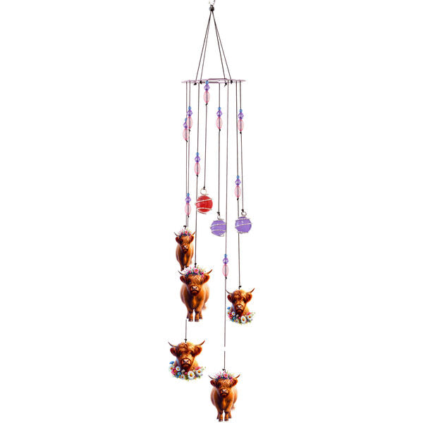 Highland Cow Windchime