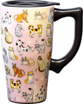 Cat Doodles Travel Mug