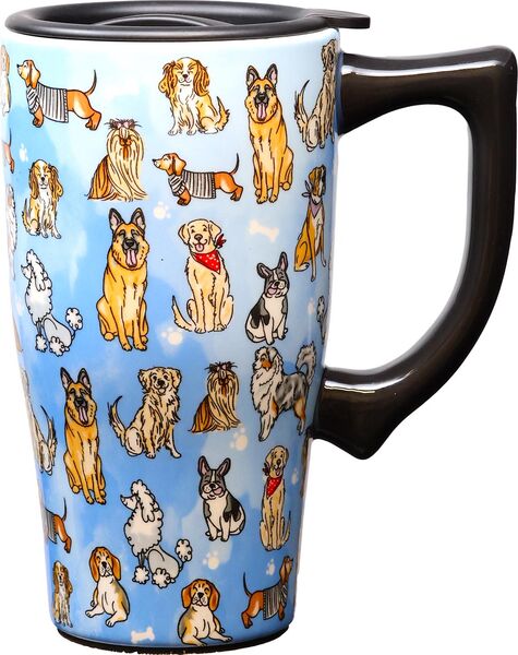 Dog Doodles Travel Mug