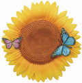 Sunflower with Butterflies Stepping Stone