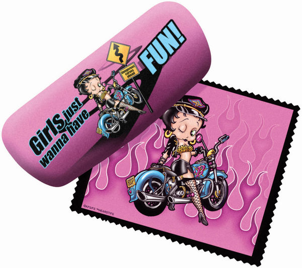 Betty Boop Biker Eyeglass Case