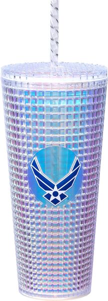 Air Force Diamond Cup with Straw