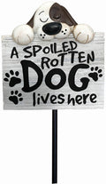 Spoiled Rotten Dog Garden Stake