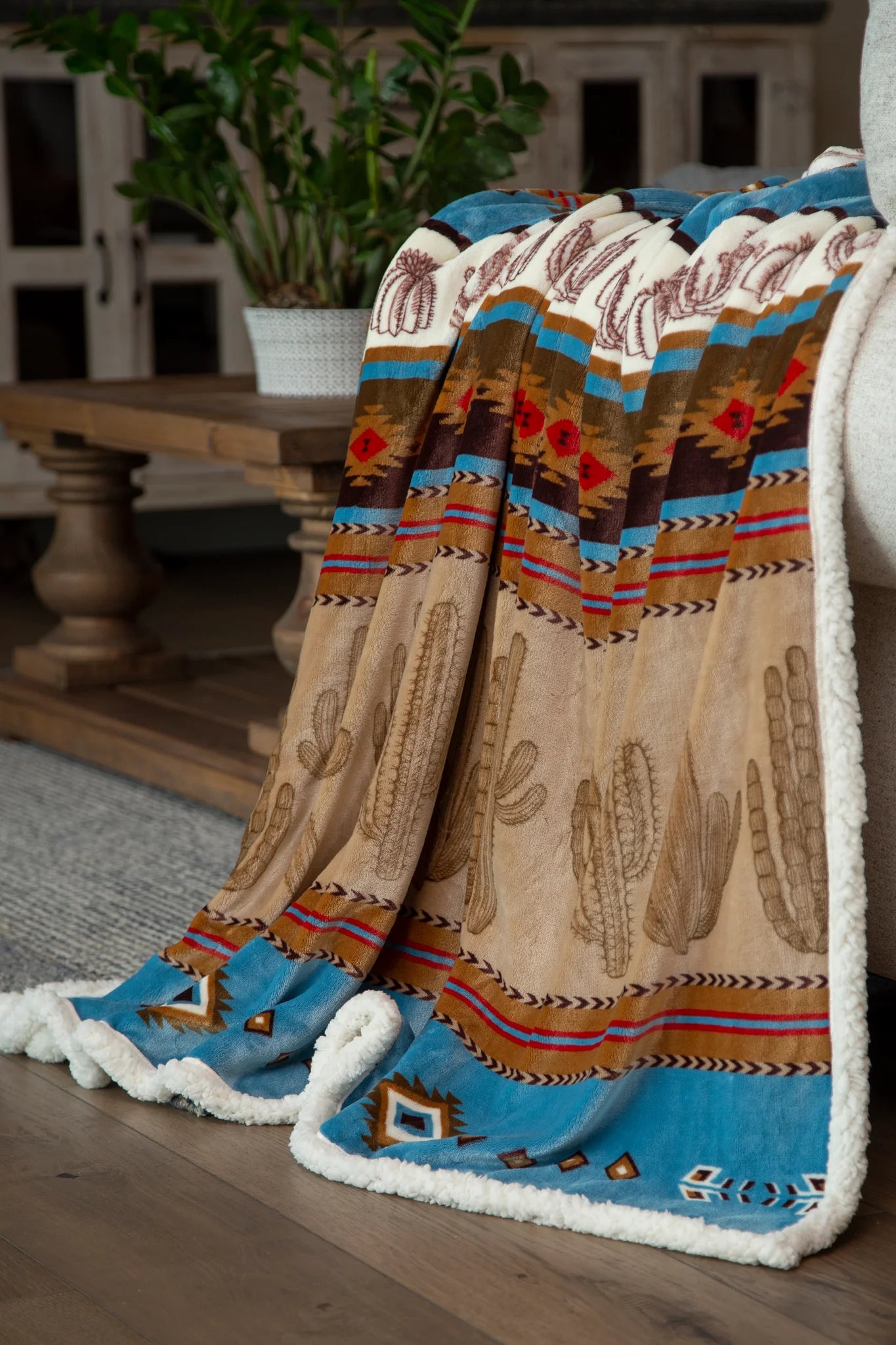 Cactus Throw Blanket JP927