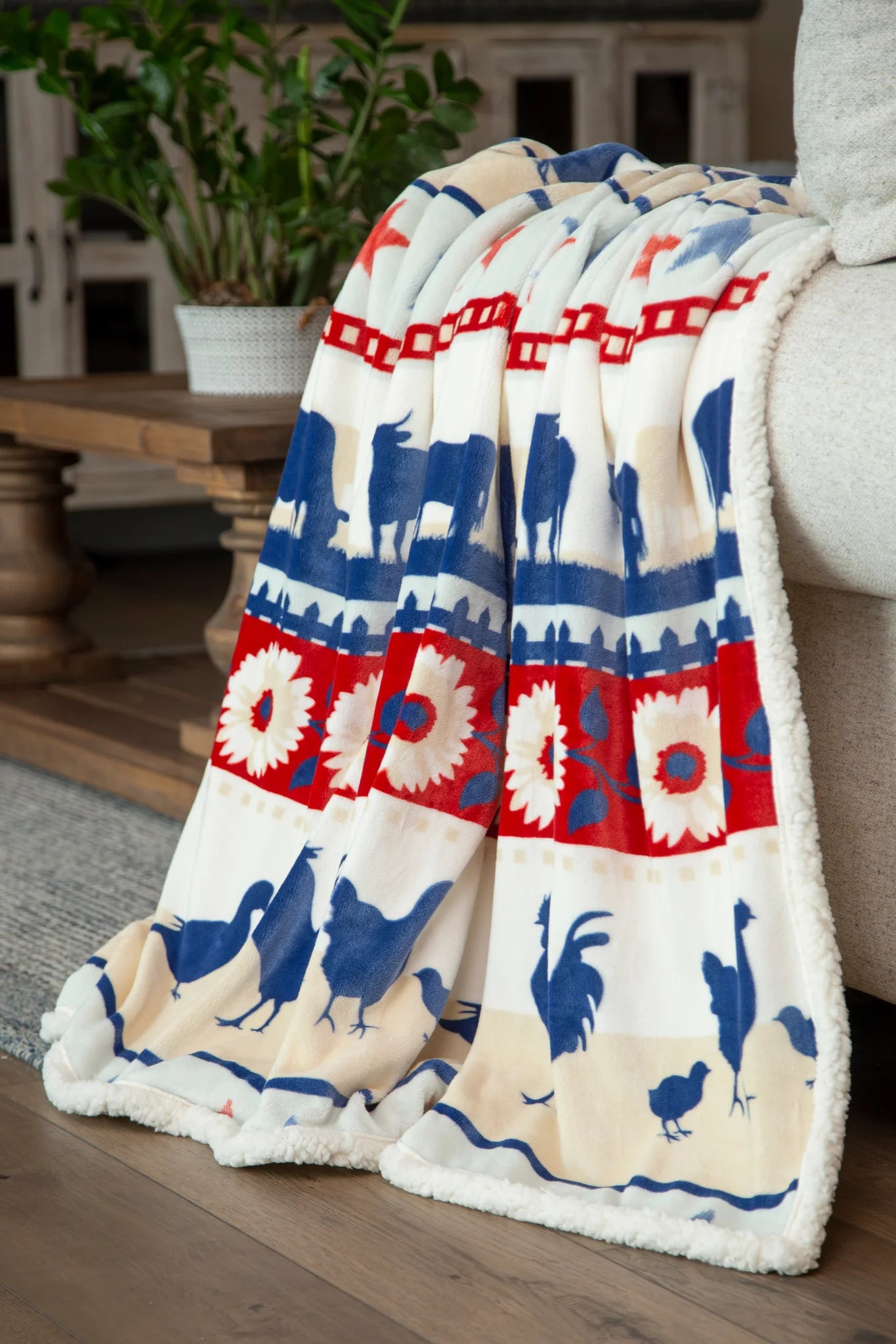 Farm Throw Blanket JP928