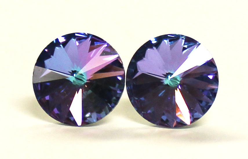 Violet Rivoli Earrings