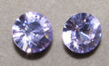 Violet Diamond Cut Earrings