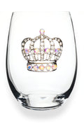 Crown Jeweled Stemless