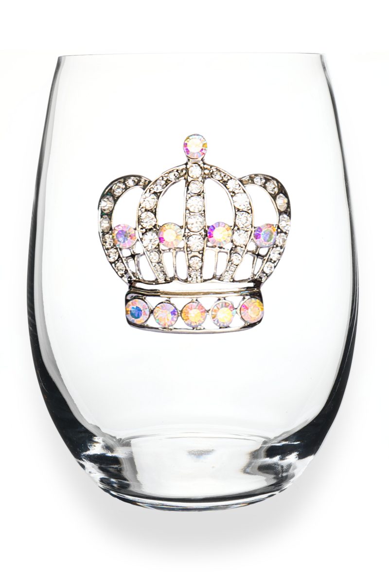 Crown Jeweled Stemless