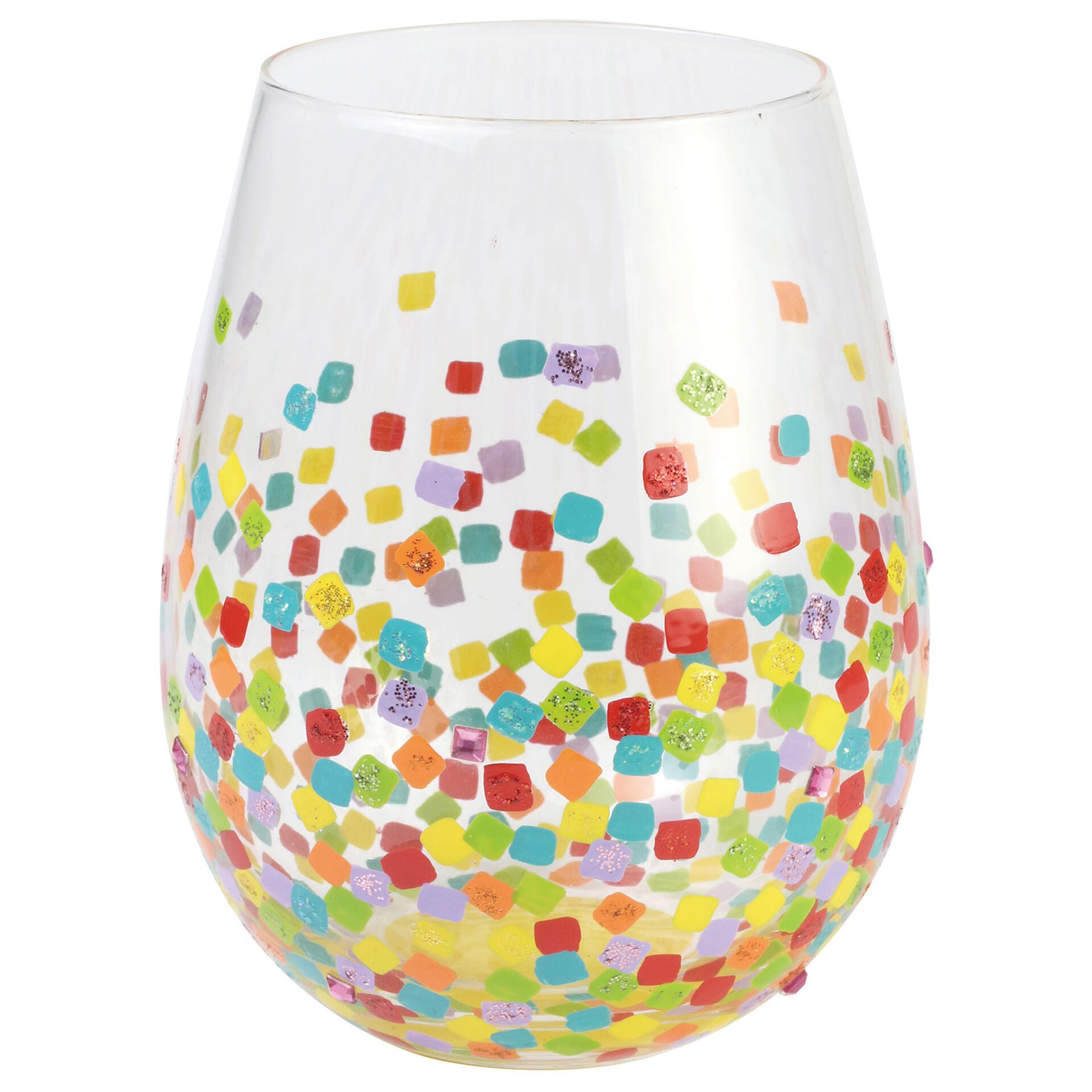 Confetti Lolita Stemless Wine Glass