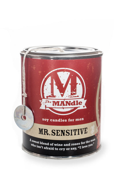 The MANdle Mr Sensitive Candle