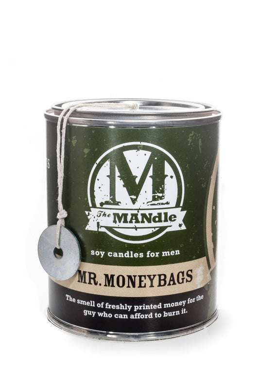 The MANdle Mr Moneybags Candle