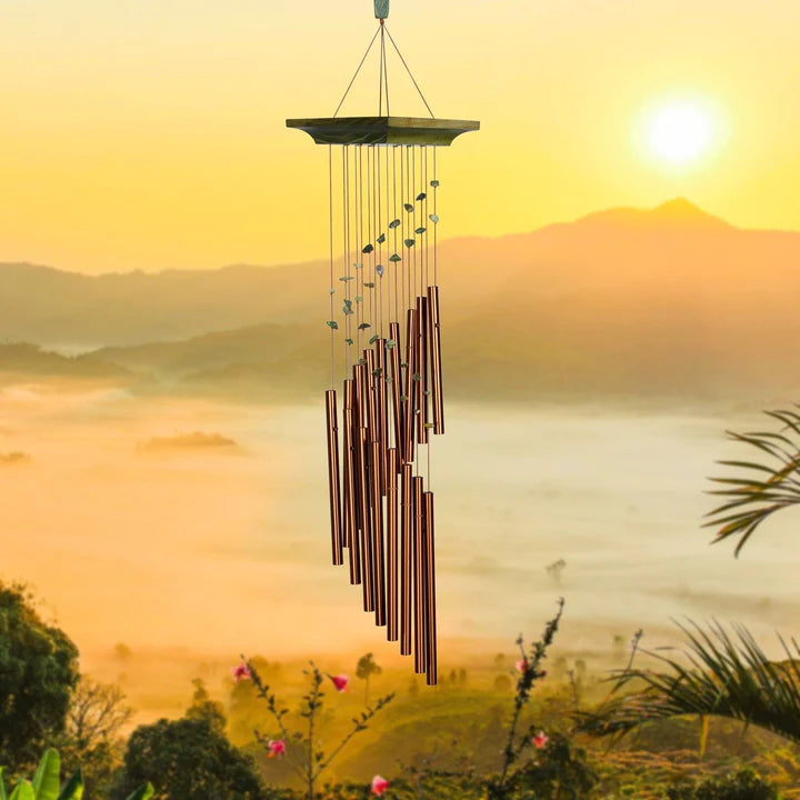 Mystic Spiral Jade Windchime