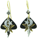 Silver Forest Sky Story On Soft Diamond Earrings