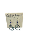 Silver Forest Nested Open Tears Earrings
