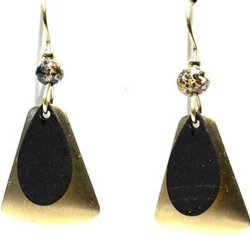 Silver Forest Playful Layered Shapes Earrings