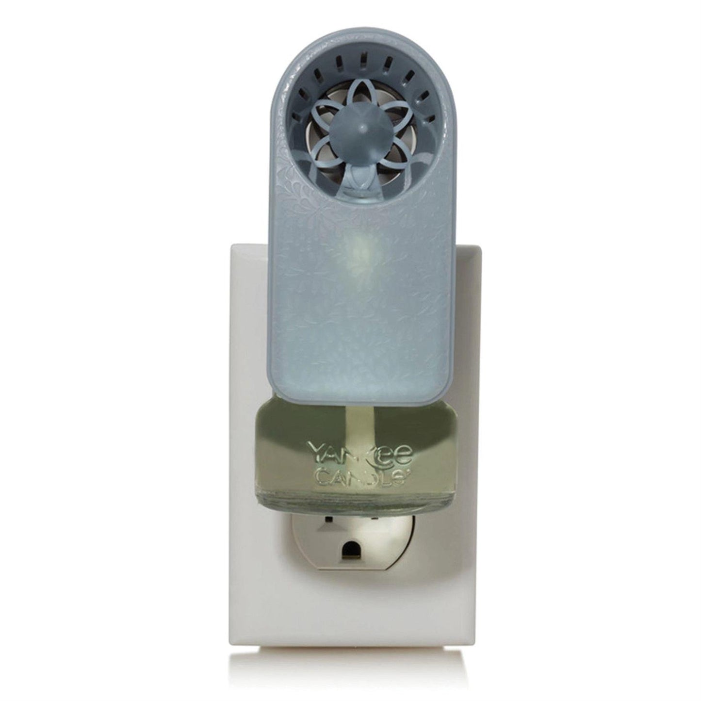 Grey Leaves Scentplug Base Fan