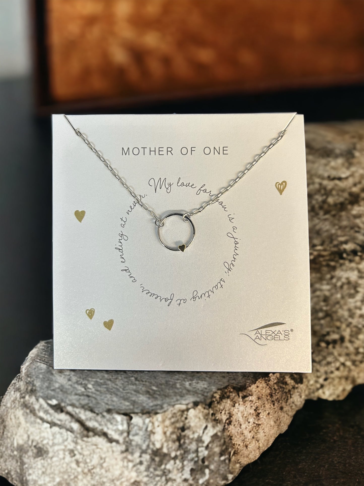 Mother of One Silver Necklace