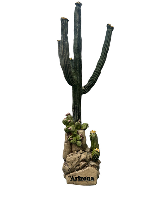 Tall Saguaro Prickly Pear Cactus Figurine