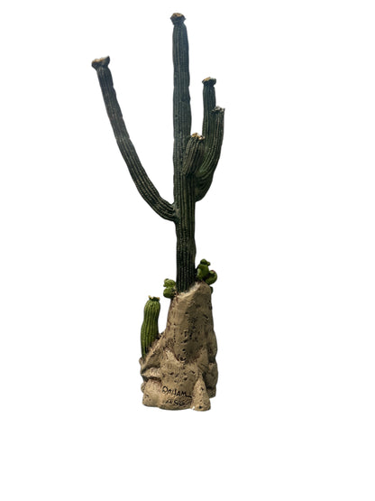 Tall Saguaro Prickly Pear Cactus Figurine