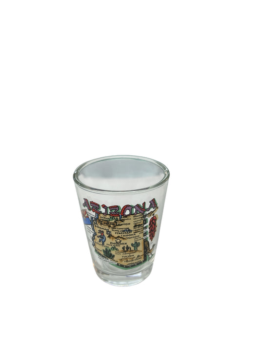 Arizona Map Shot Glass