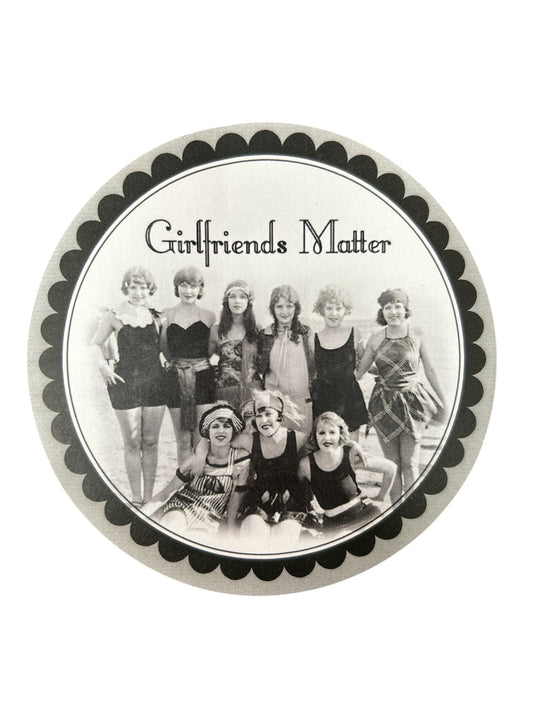 Girlfriends Matter Girl Group Circle Sticker