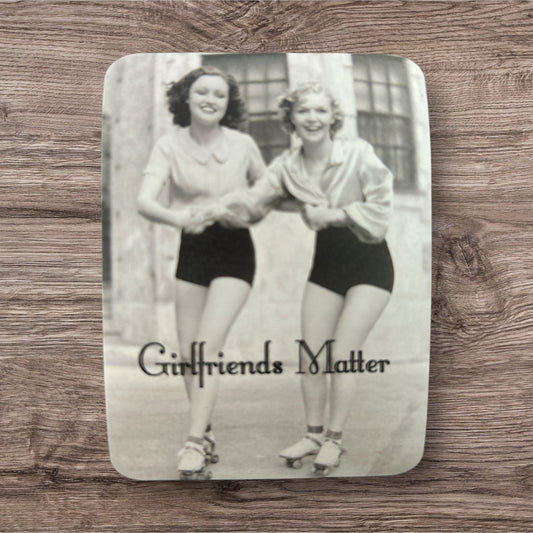 Girlfriends Matter 2 Girls Square Sticker