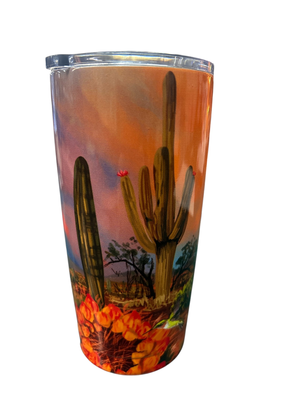 Sunset Pink & Purple Sky Arizona Tumbler