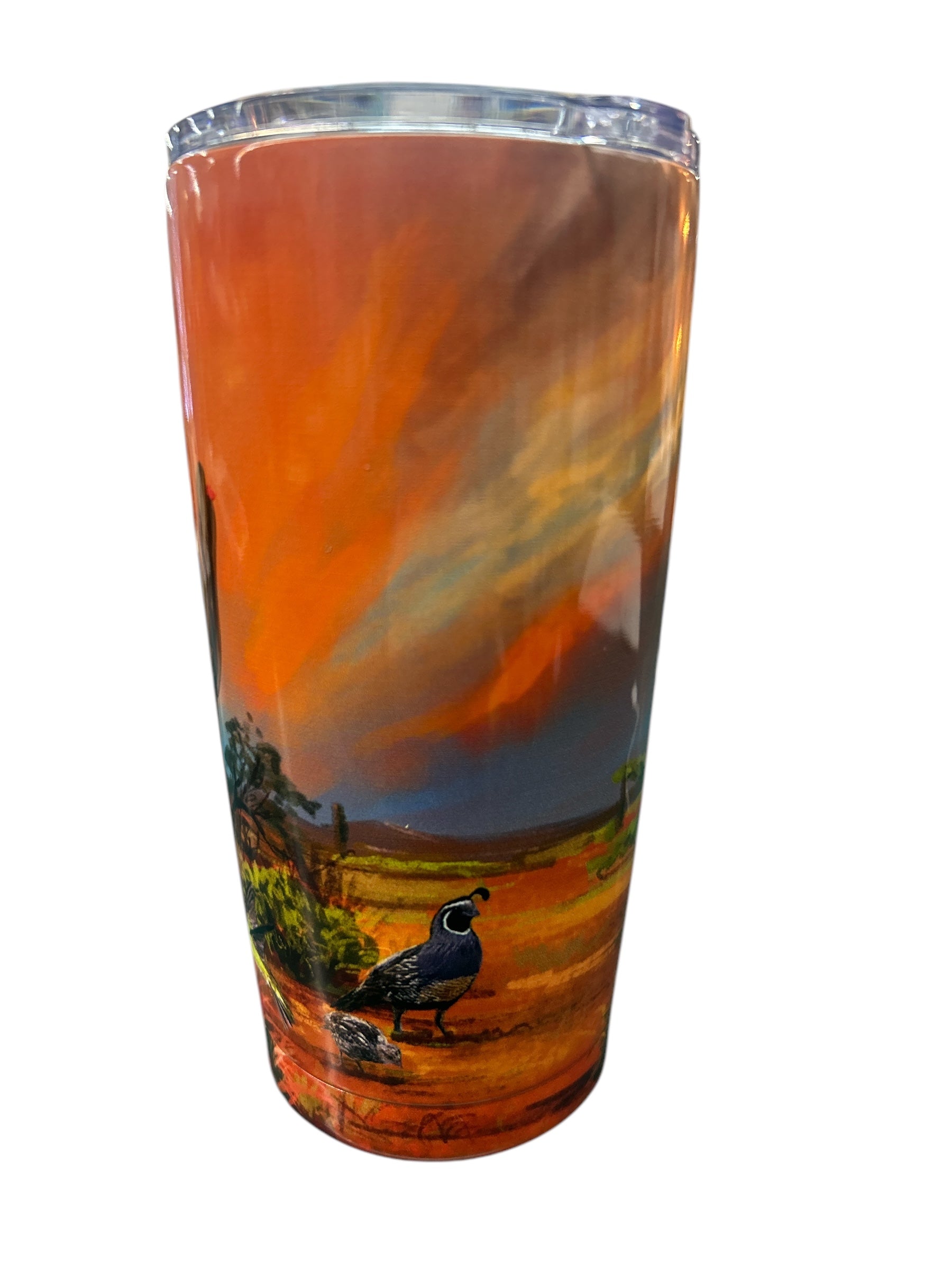 Sunset Pink & Purple Sky Arizona Tumbler
