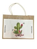 Arizona Burlap Tote
