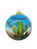 Arizona Cactus Bird Ornament