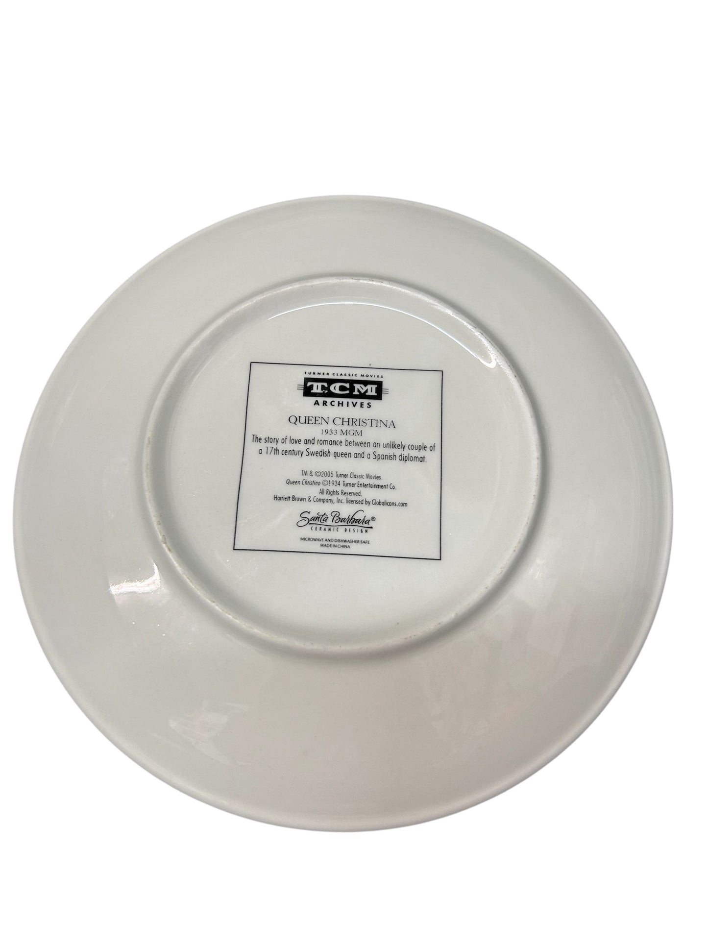 Turner Classic Movies Ceramic Plates