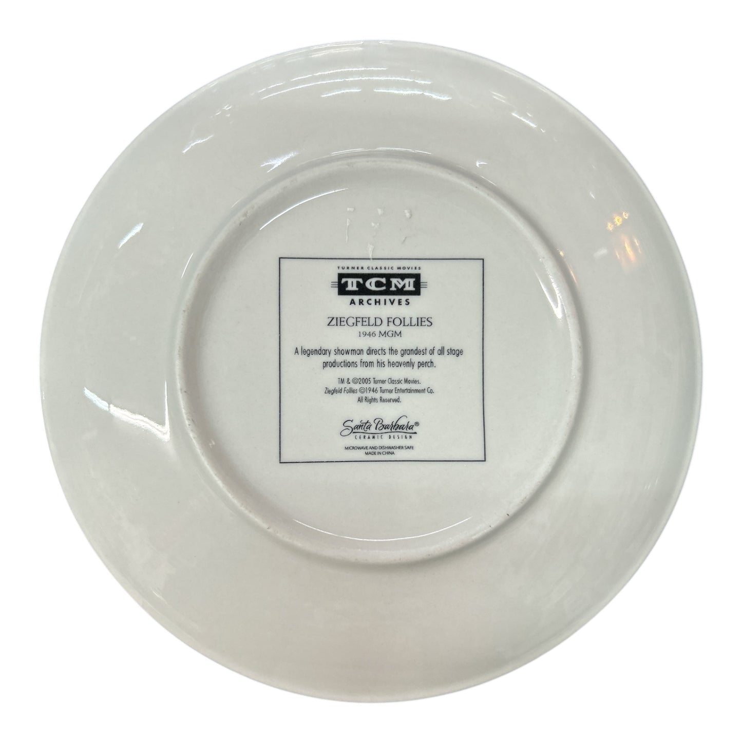 Turner Classic Movies Ceramic Plates