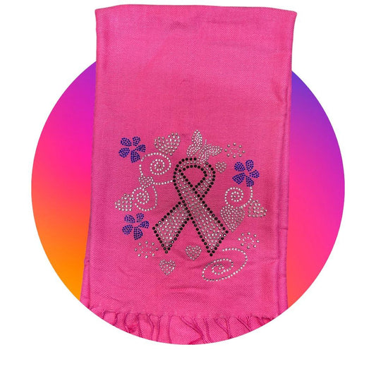 Pink Ribbon Scarf