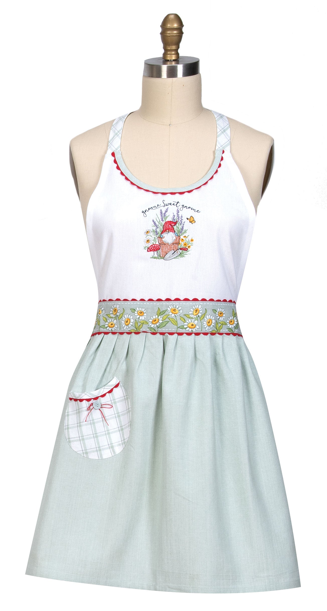 Gnome Sweet Gnome Hostess Apron