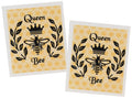 Queen Bee Swedish Dishcloth Set/2
