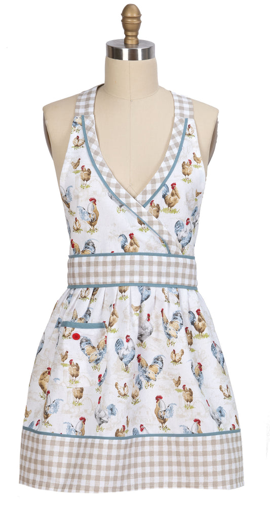 Countryside Rooster Hostess Apron
