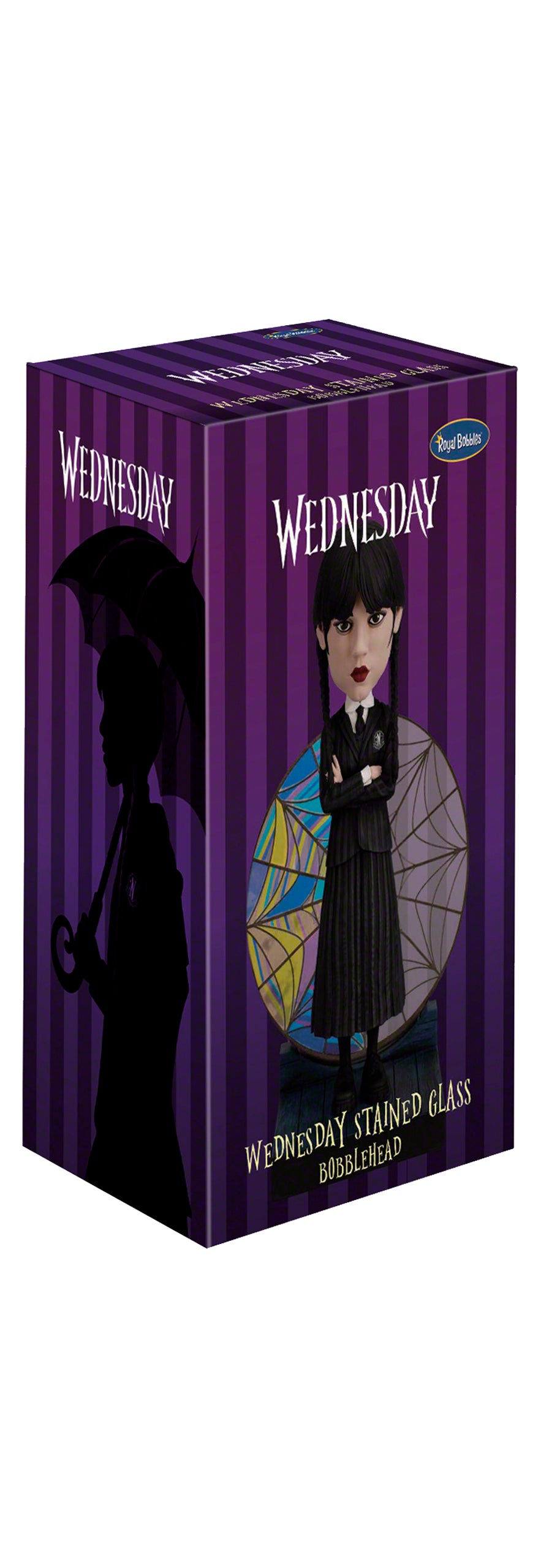 Wednesday Stained Glass Bobblehead